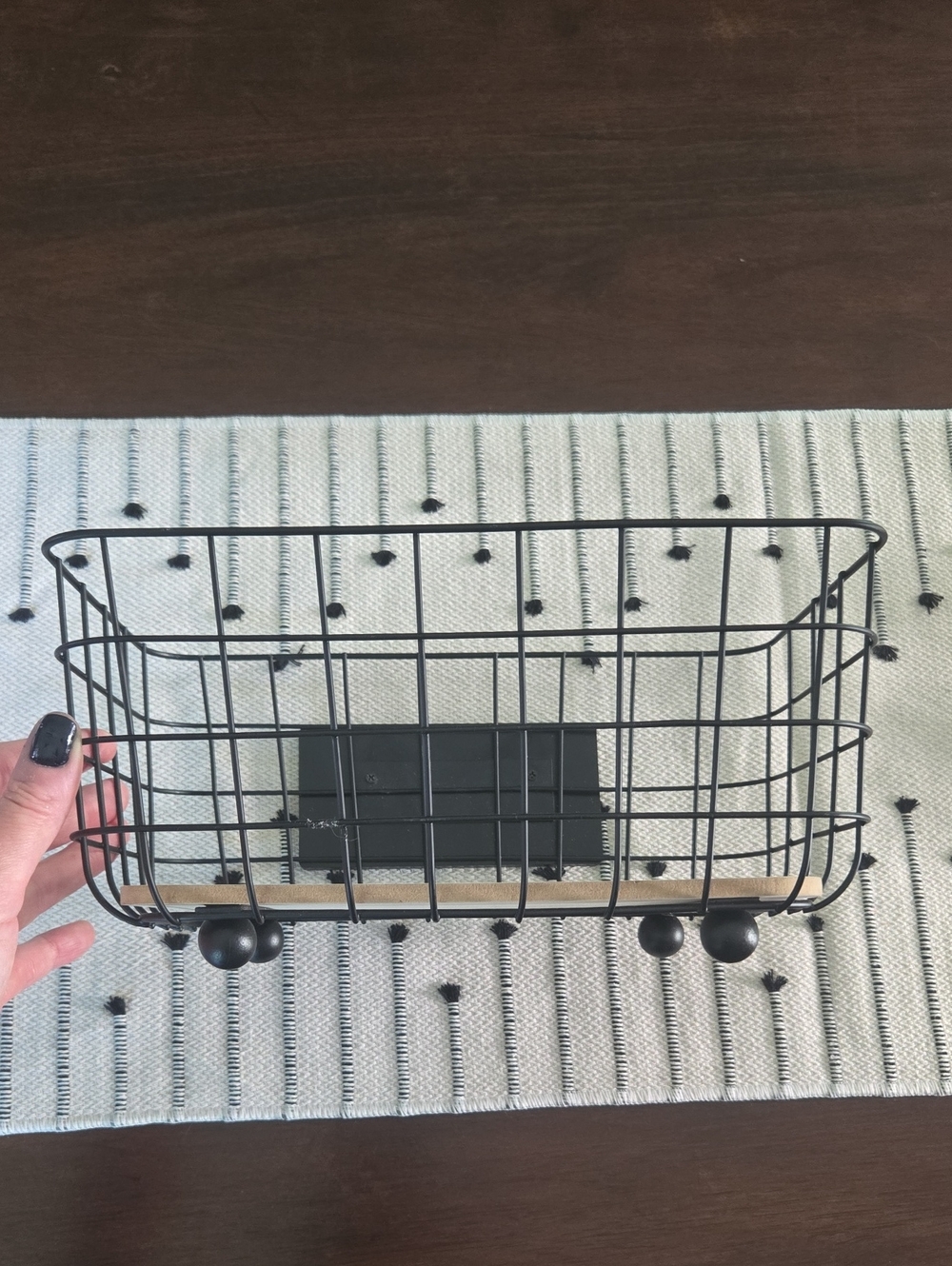 Lost Socks Metal Basket - Picture 5 of 7